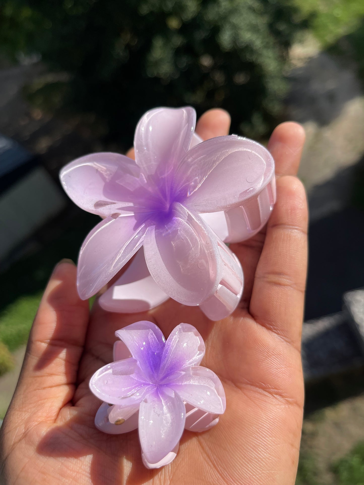 🌺Pince à cheveux fleur tropicale ( 2 tailles )