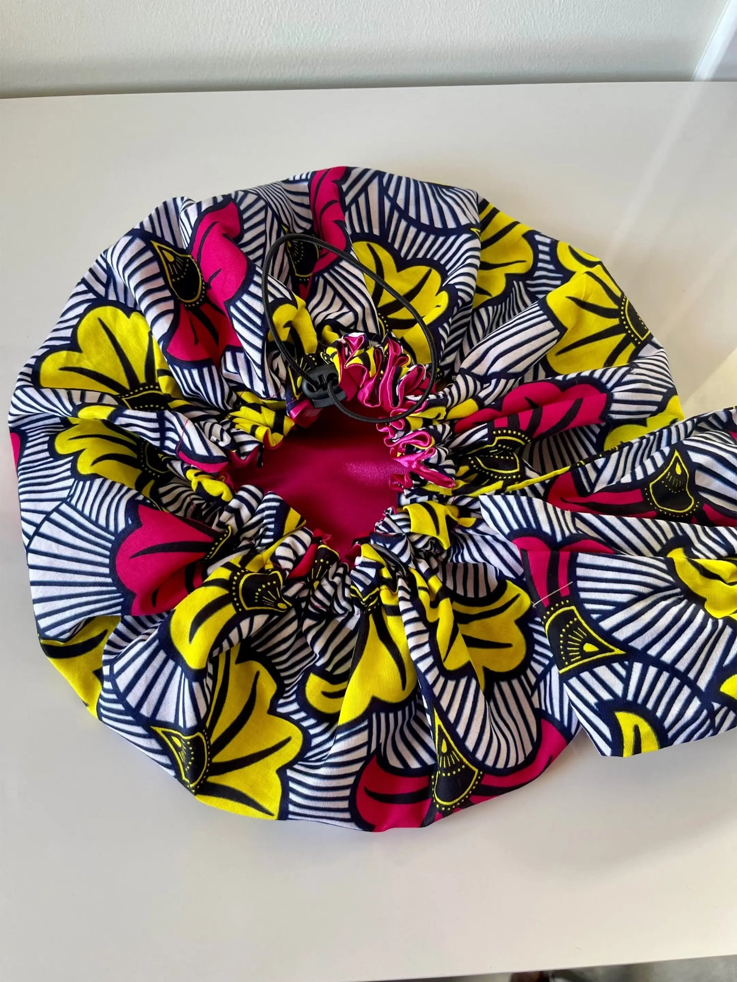 Bonnet turban doublé en satin UZURI CRÉATIONS