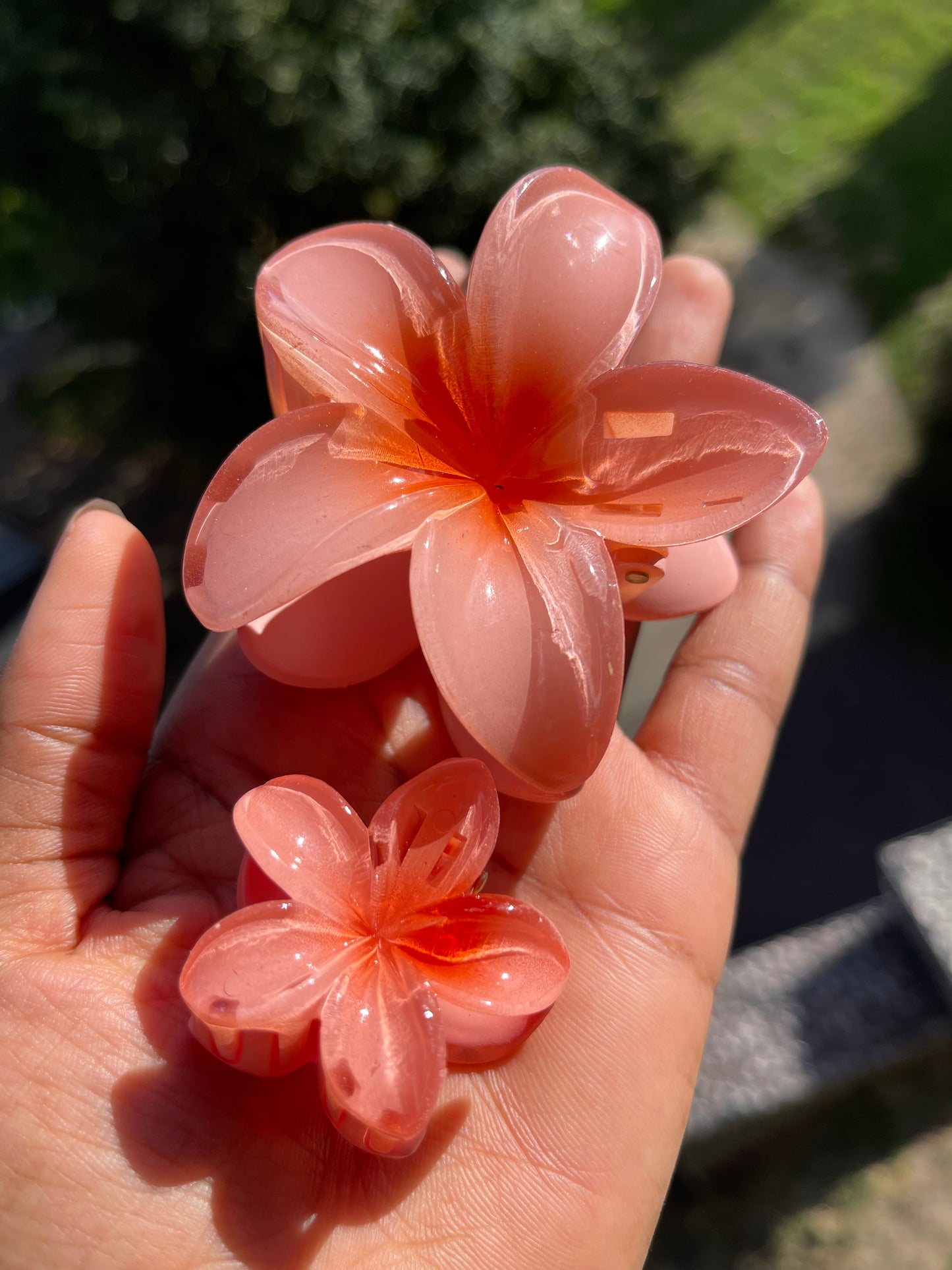 🌺Pince à cheveux fleur tropicale ( 2 tailles )