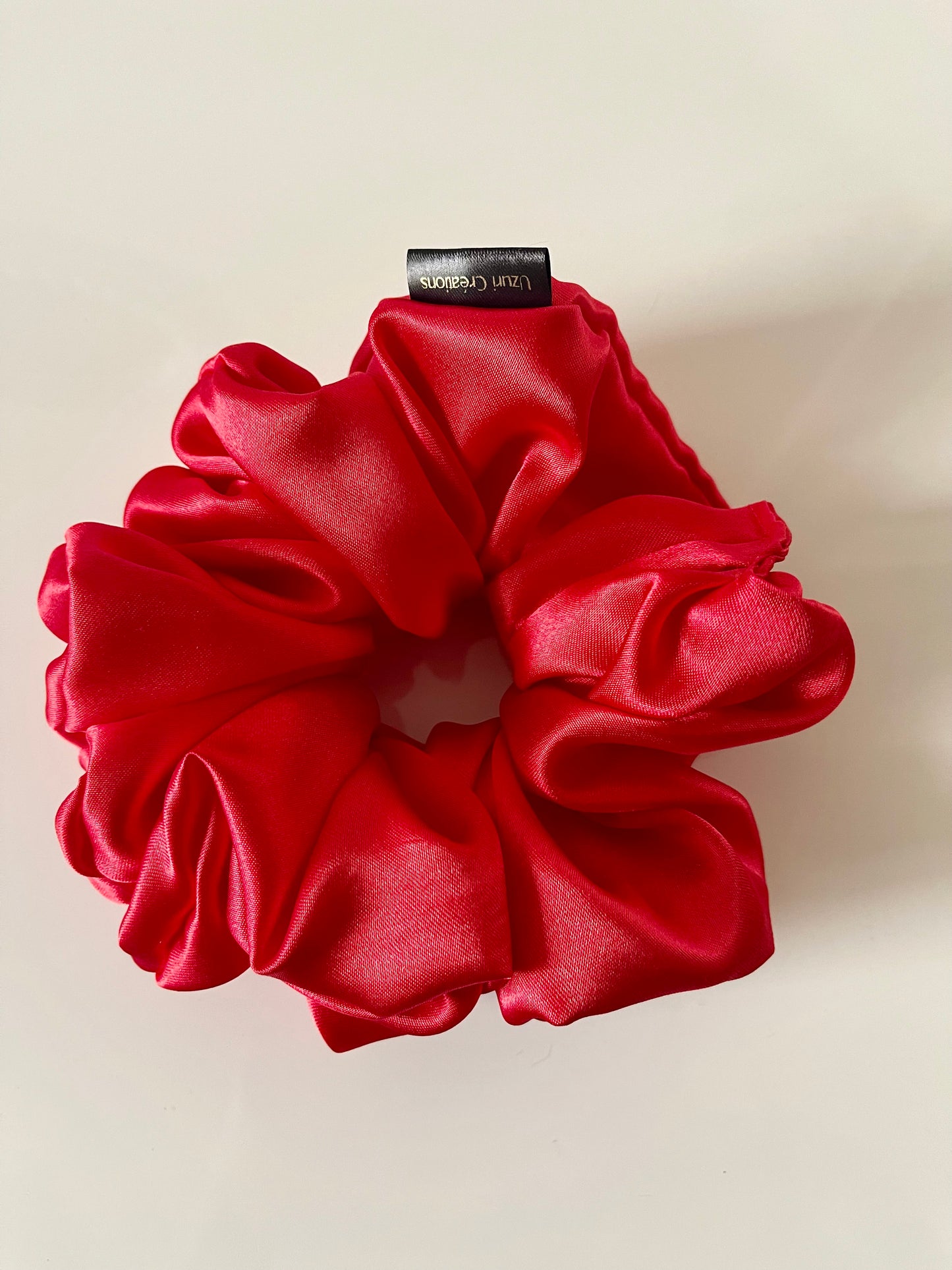 Chouchou en satin “LOVE” taille XL