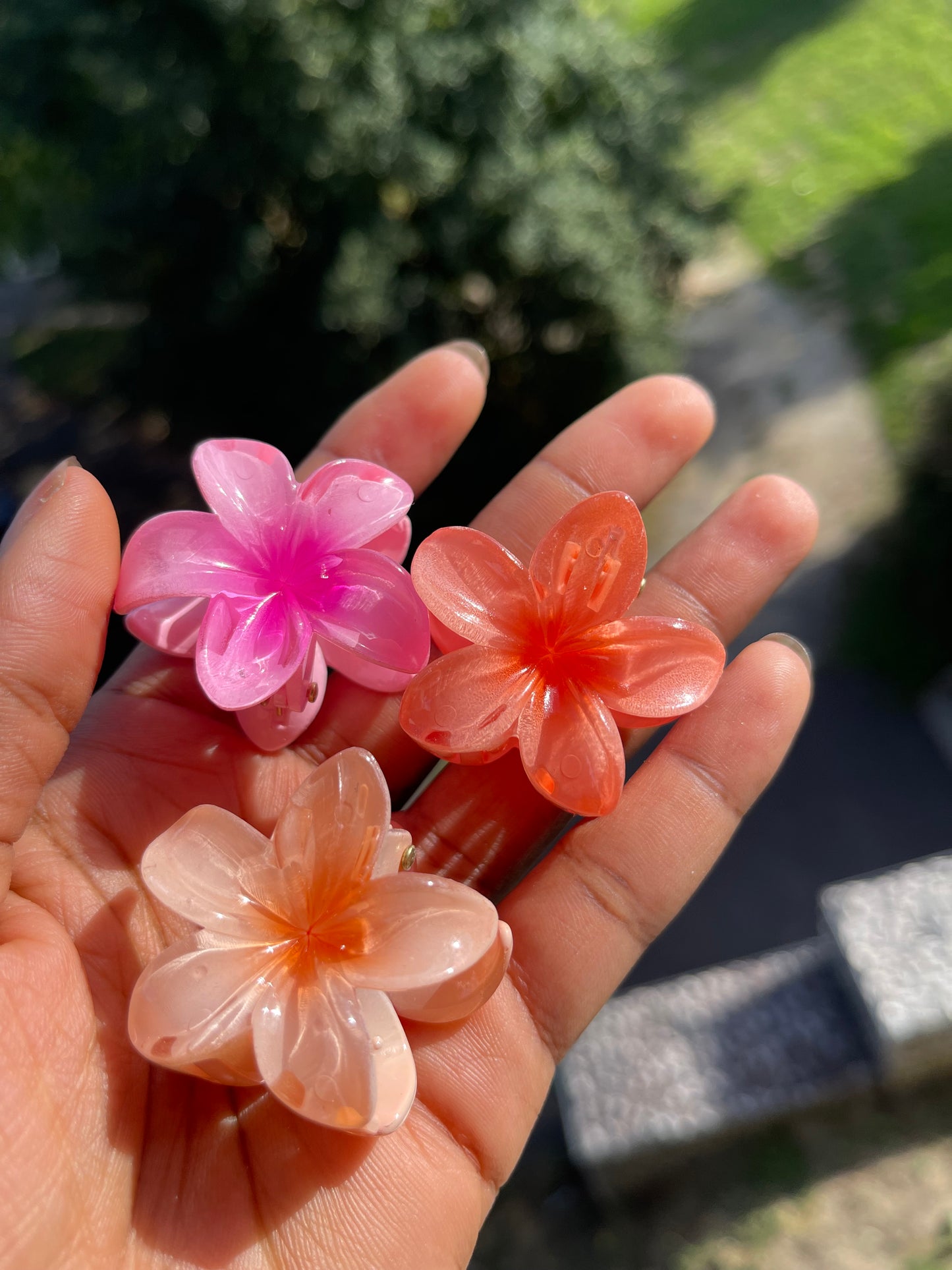 Lot de 3 mini pinces à cheveux