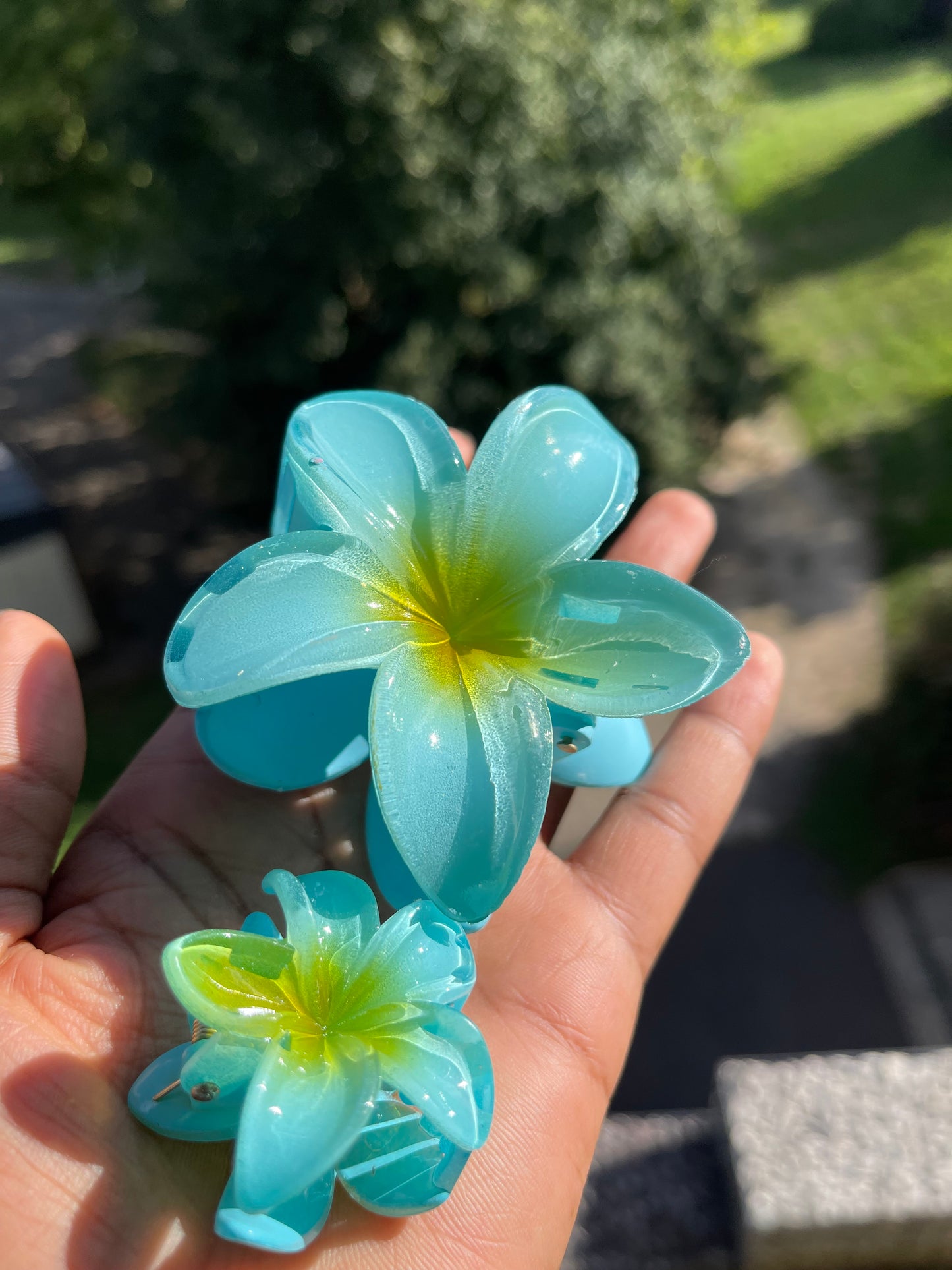 🌺Pince à cheveux fleur tropicale ( 2 tailles )