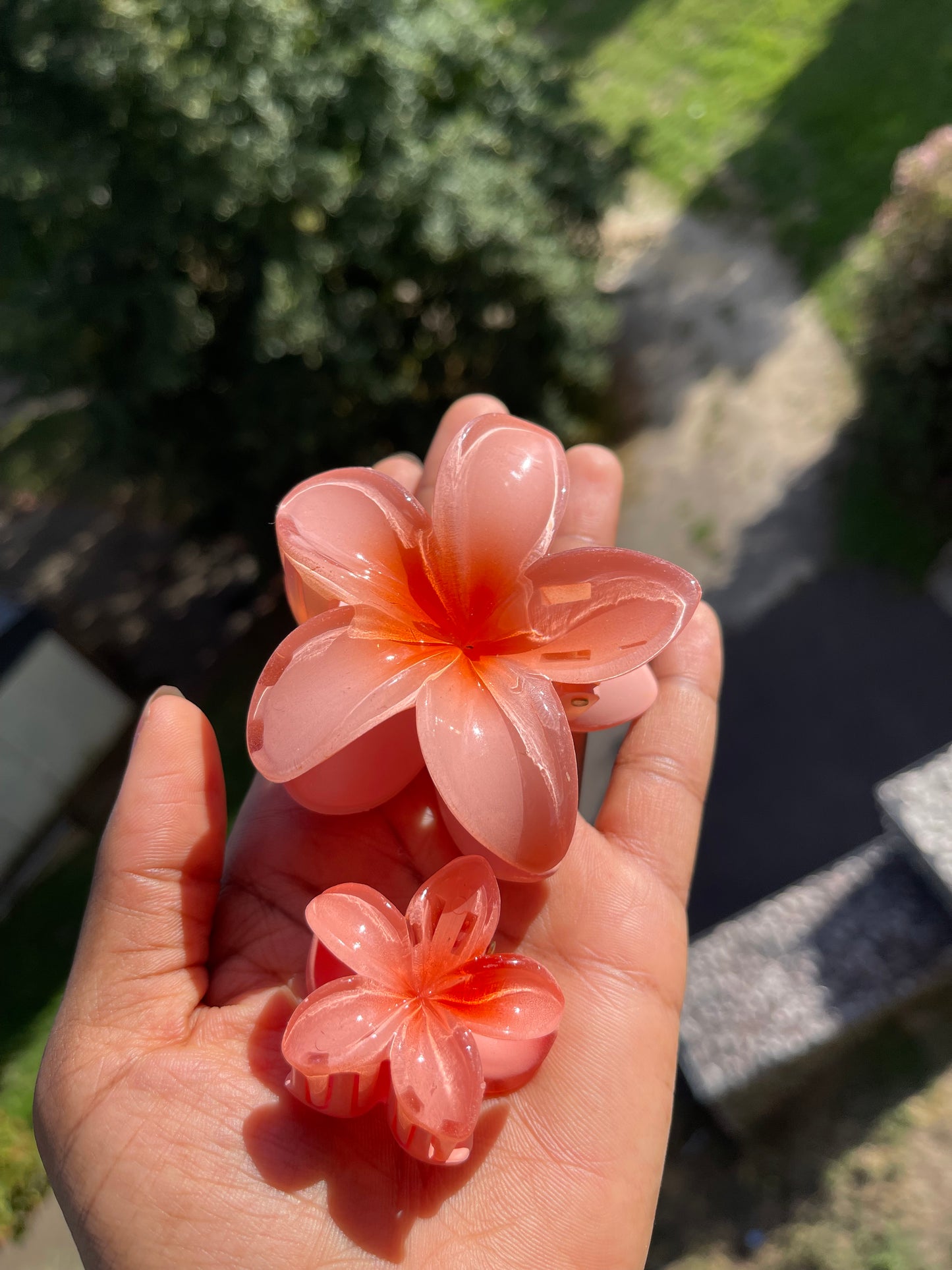 🌺Pince à cheveux fleur tropicale ( 2 tailles )