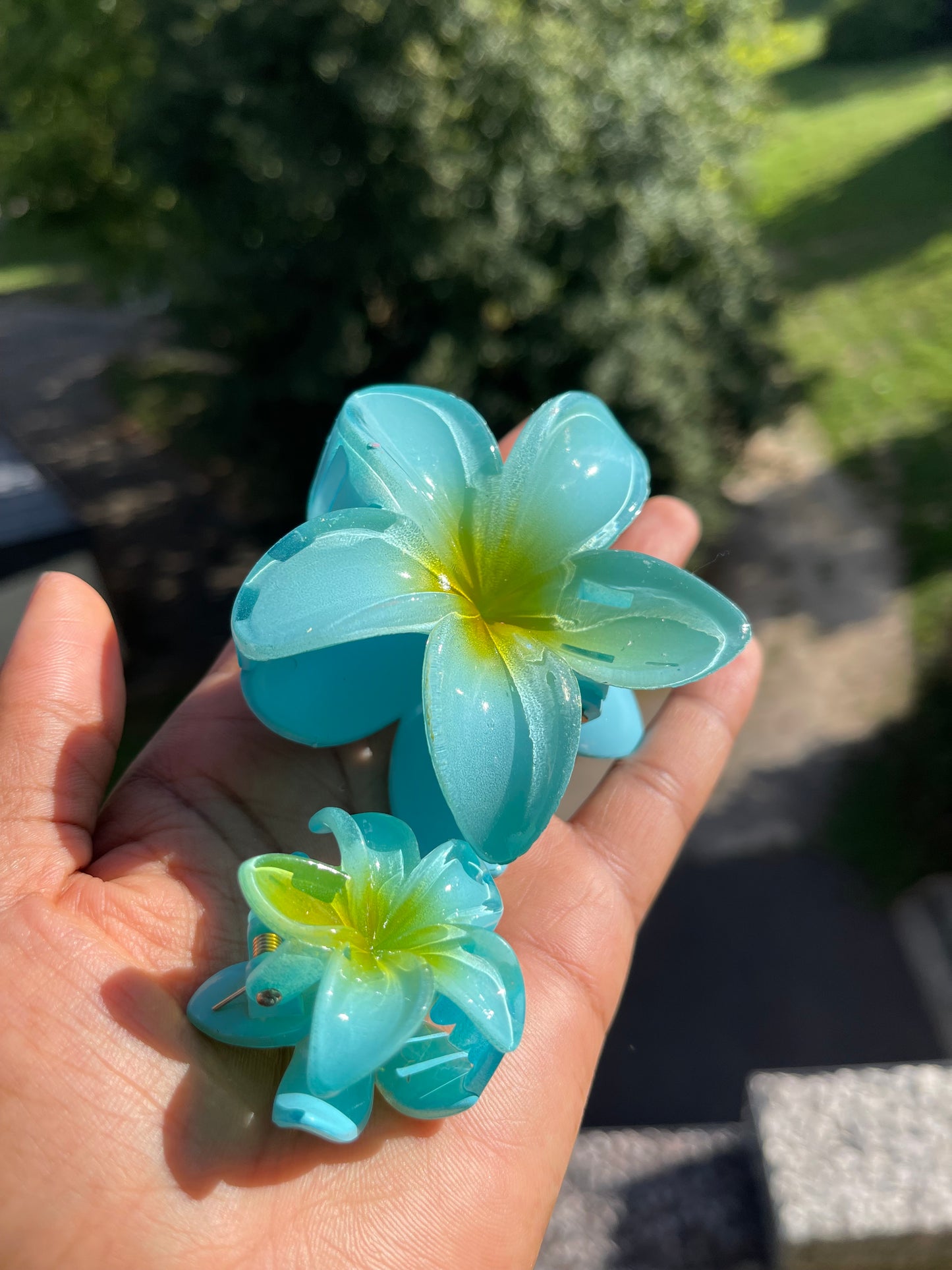 🌺Pince à cheveux fleur tropicale ( 2 tailles )