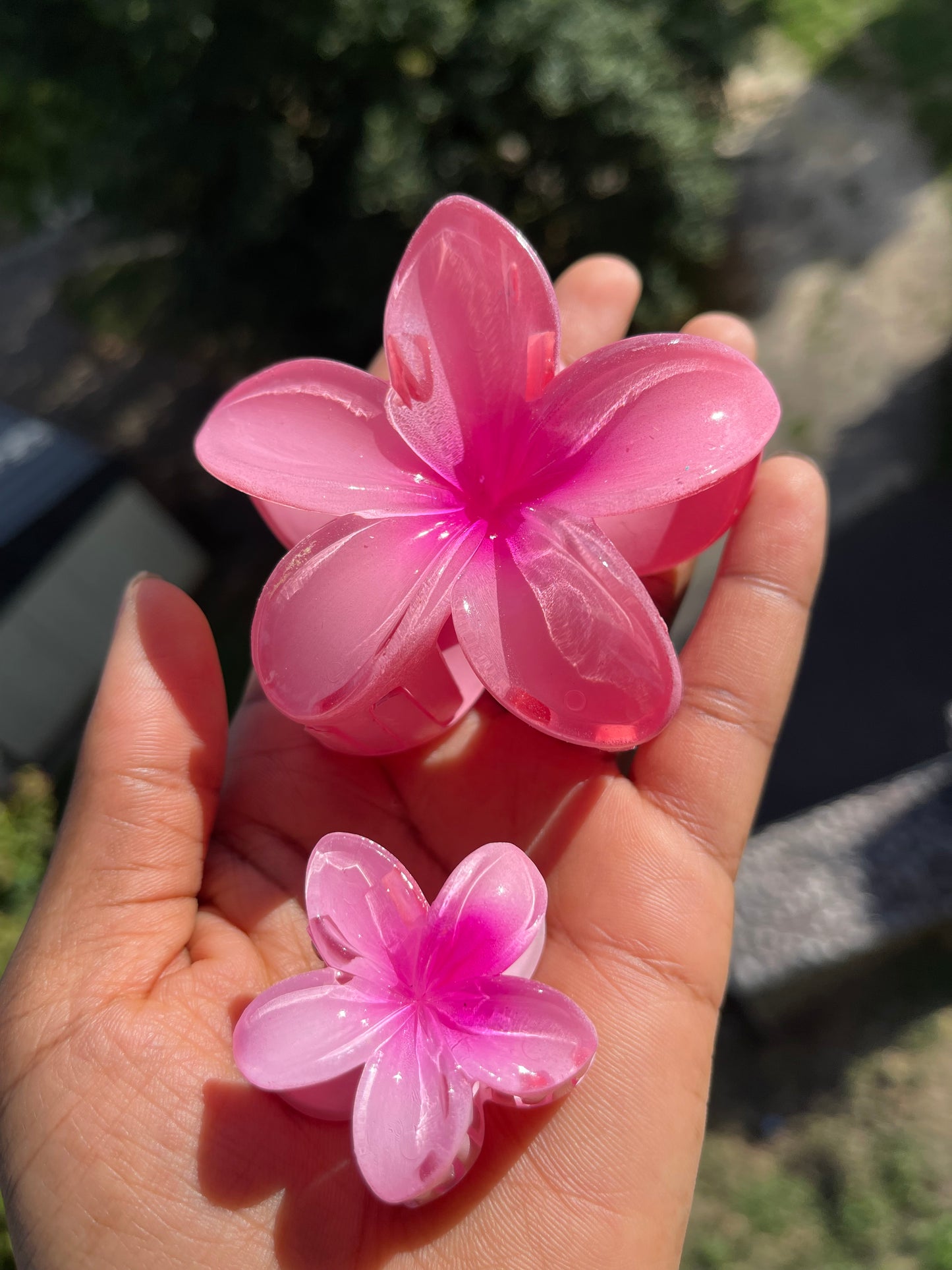 🌸Pince à cheveux fleur tropicale ( 2 tailles )