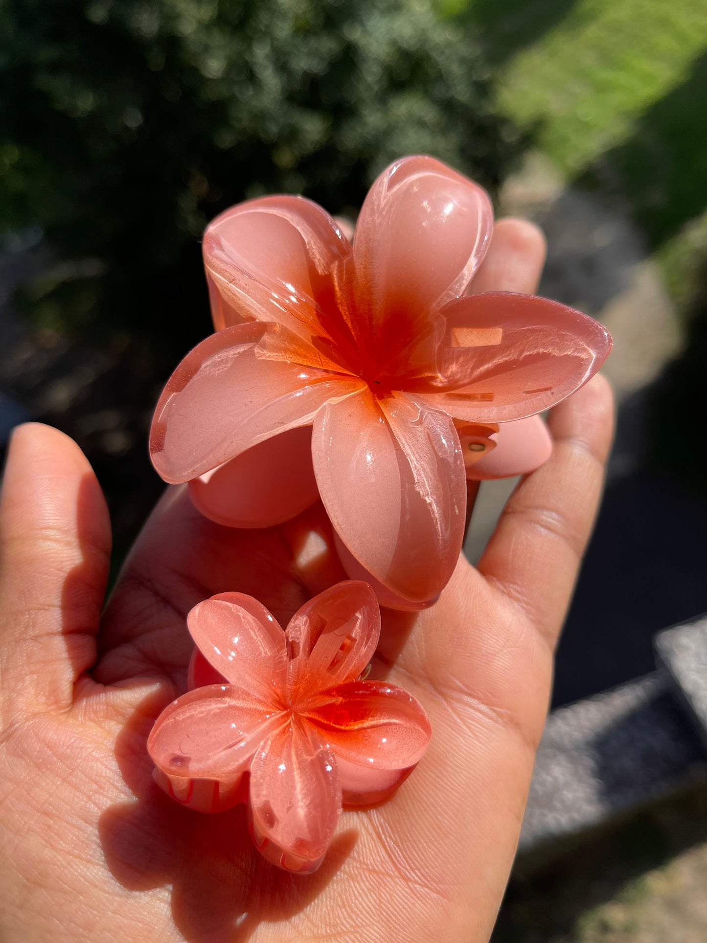 🌺Pince à cheveux fleur tropicale ( 2 tailles )