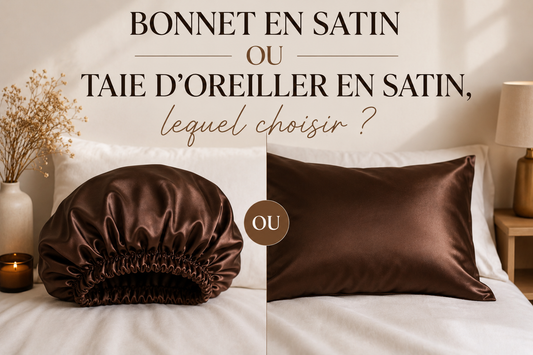 Bonnet en satin ou taie d'oreiller en satin : lequel choisir pour vos cheveux en 2026 ?