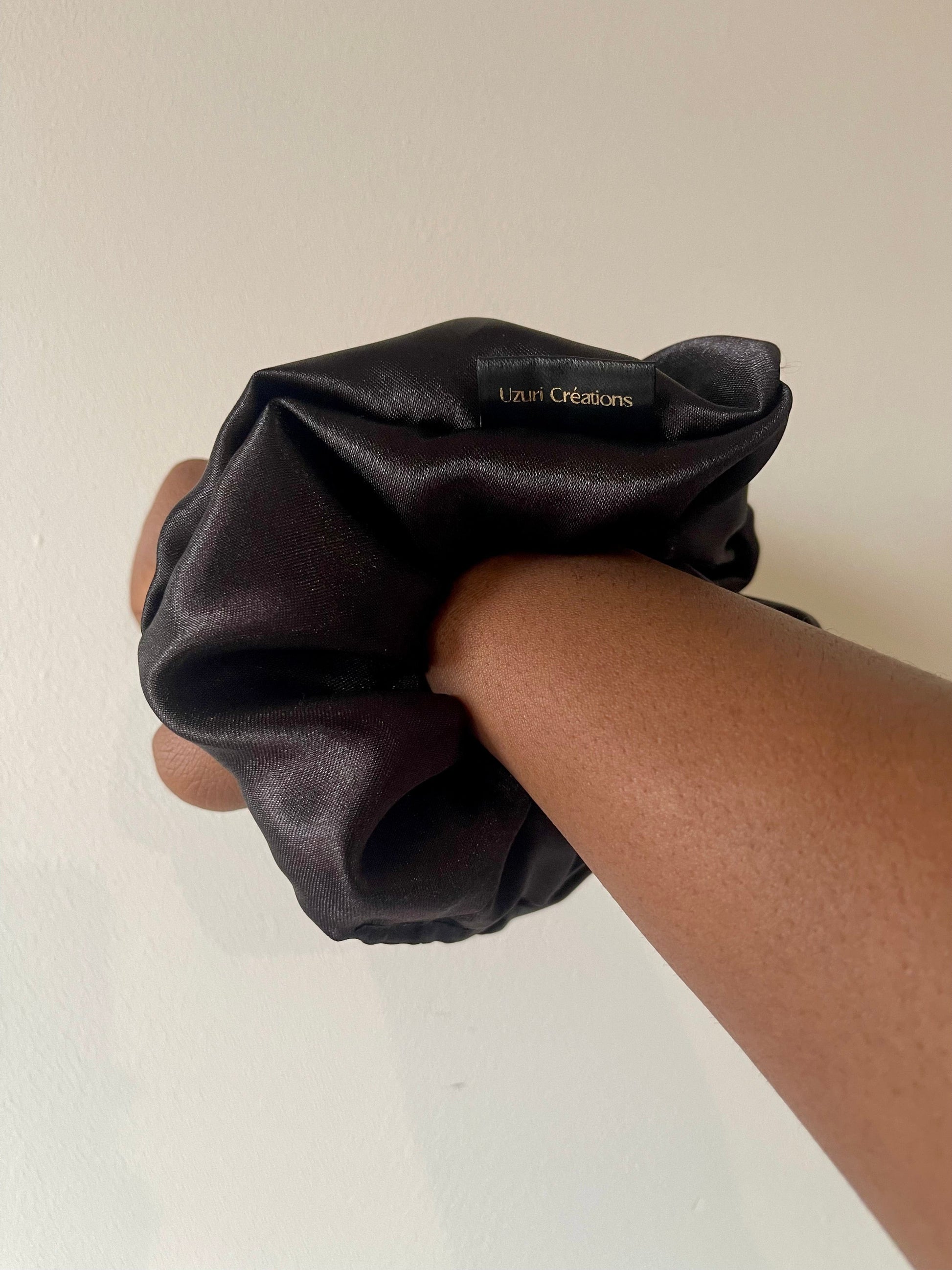 chouchou cheveux en satin taille M