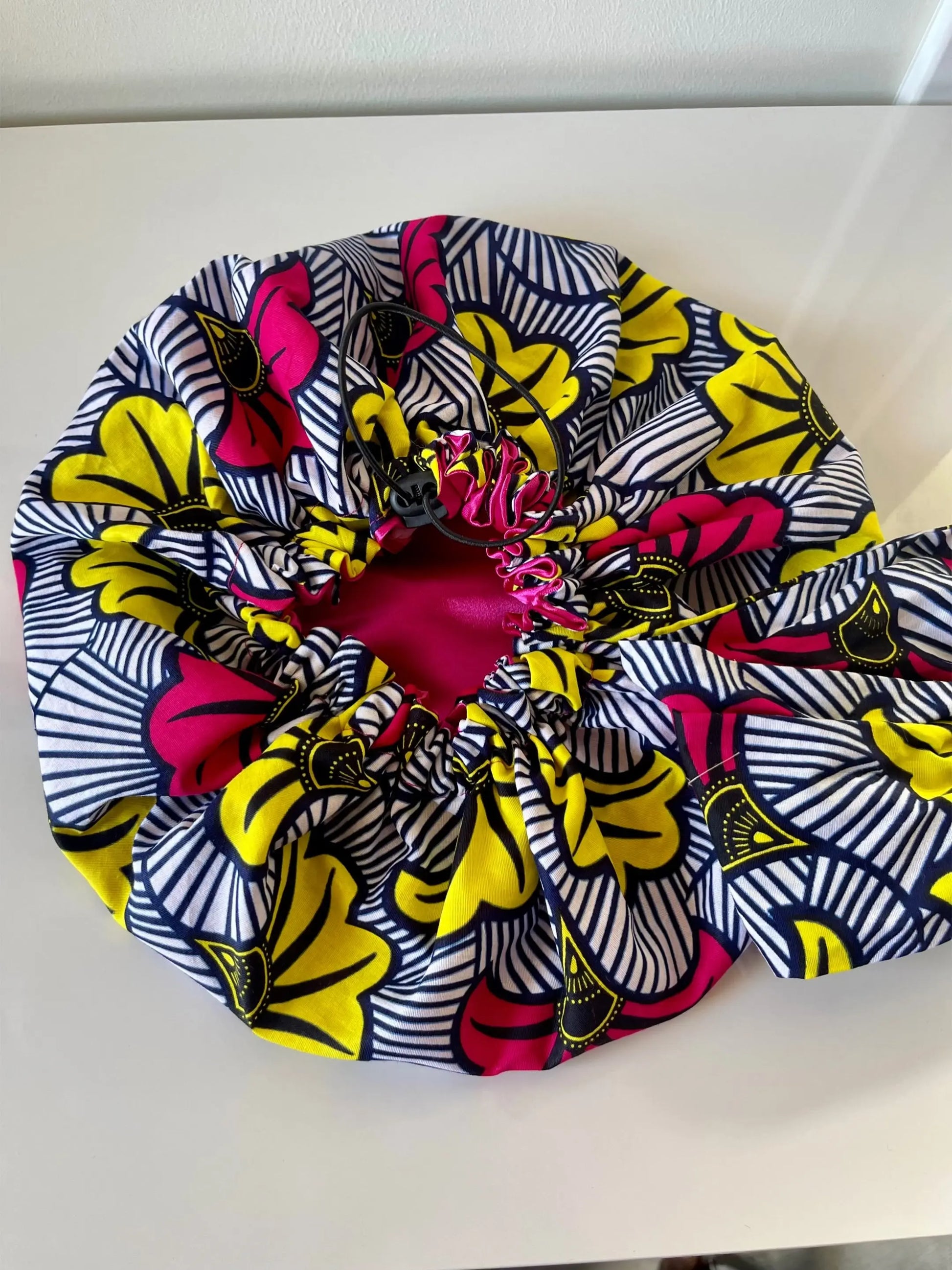 Bonnet turban doublé en satin UZURI CRÉATIONS
