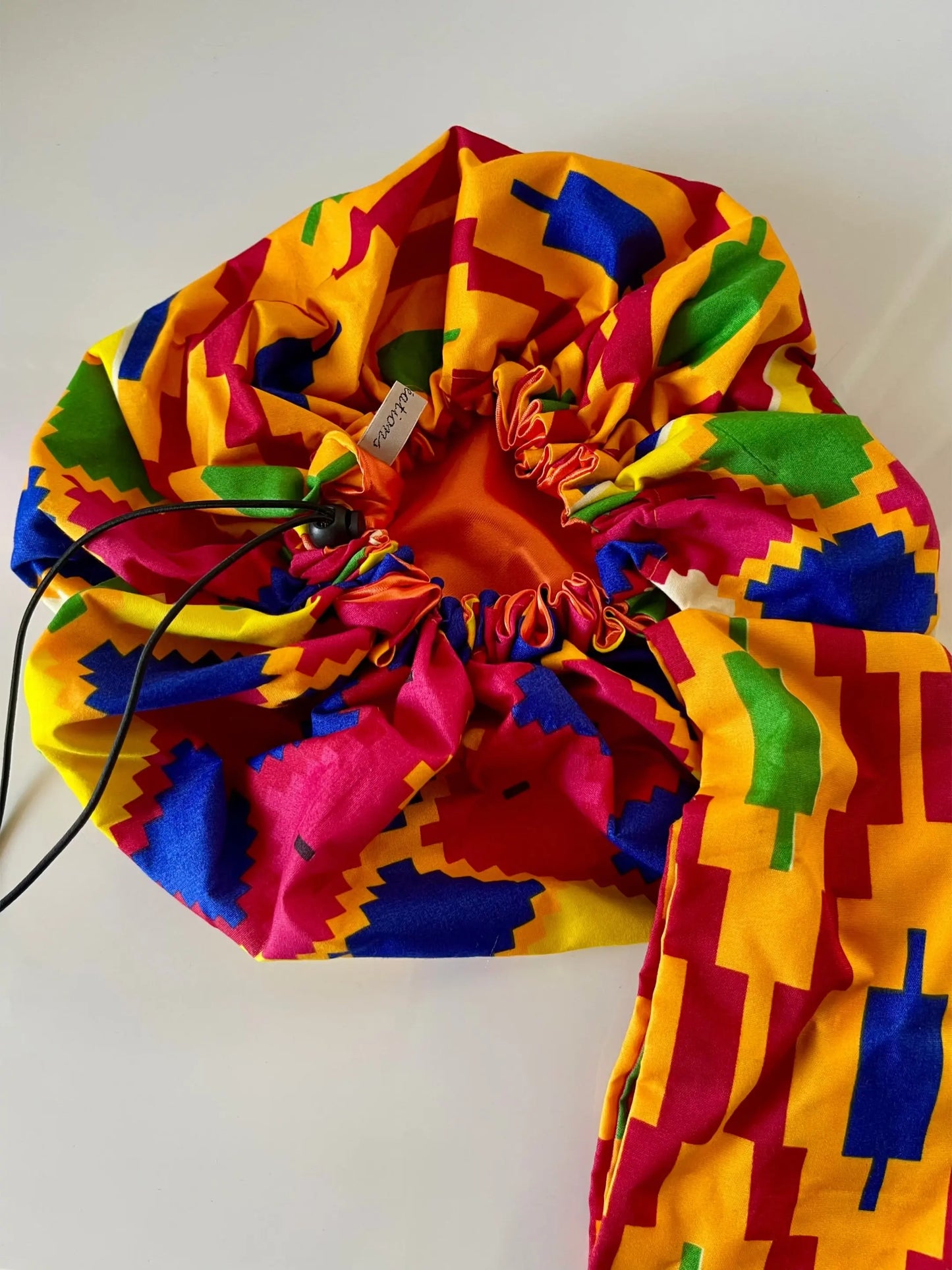 Bonnet turban doublé en satin UZURI CRÉATIONS