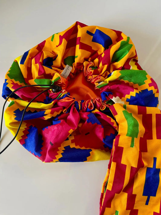 Bonnet turban doublé en satin UZURI CRÉATIONS