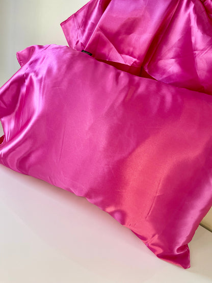 Taie d’oreiller en satin premium “ BELLAROSE”