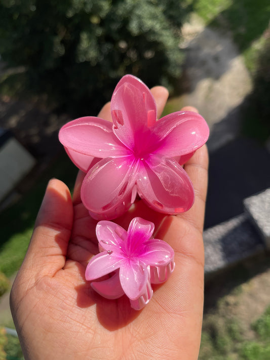 🌸Pince à cheveux fleur tropicale ( 2 tailles )
