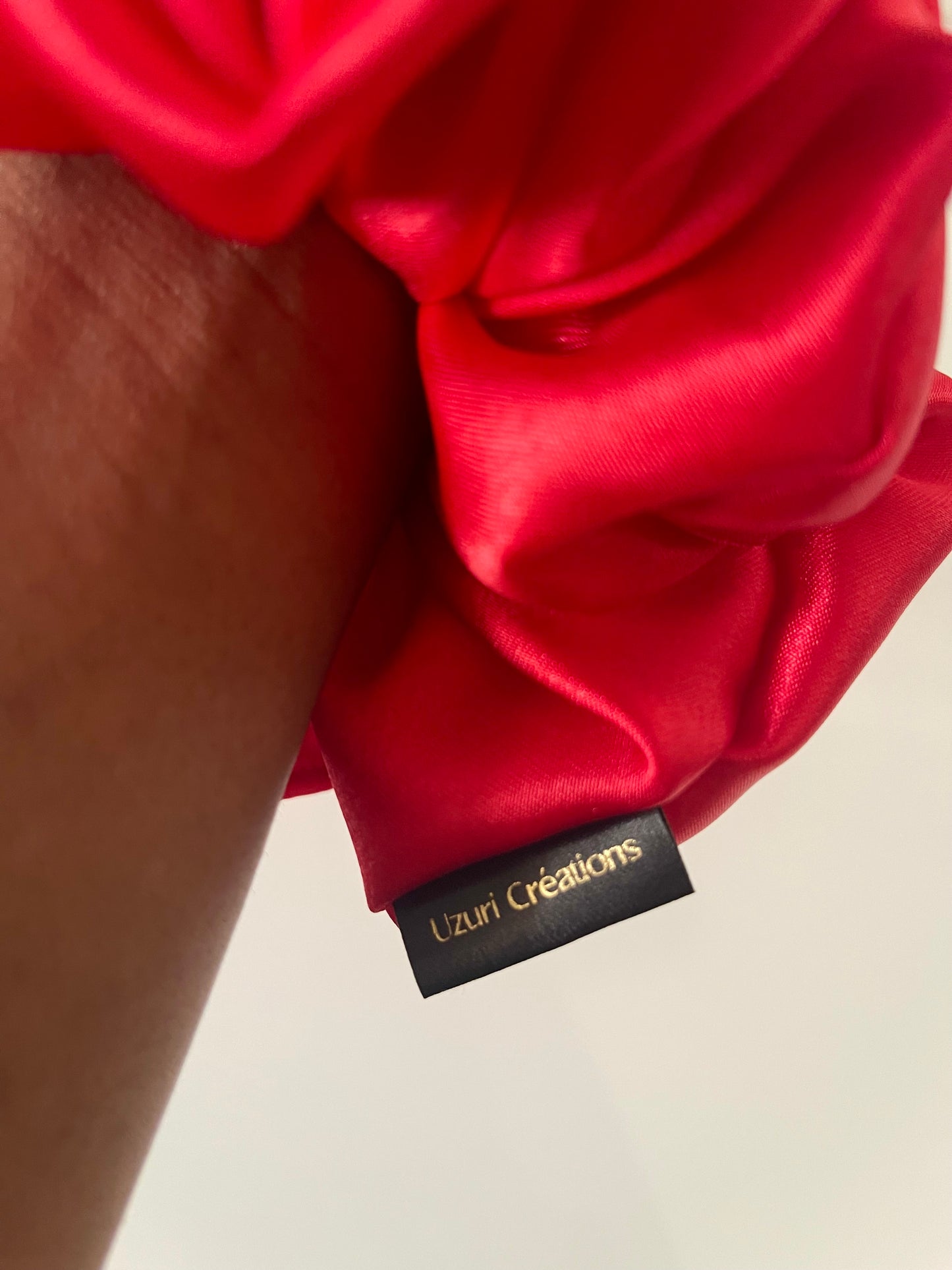 Chouchou en satin “LOVE” taille XL