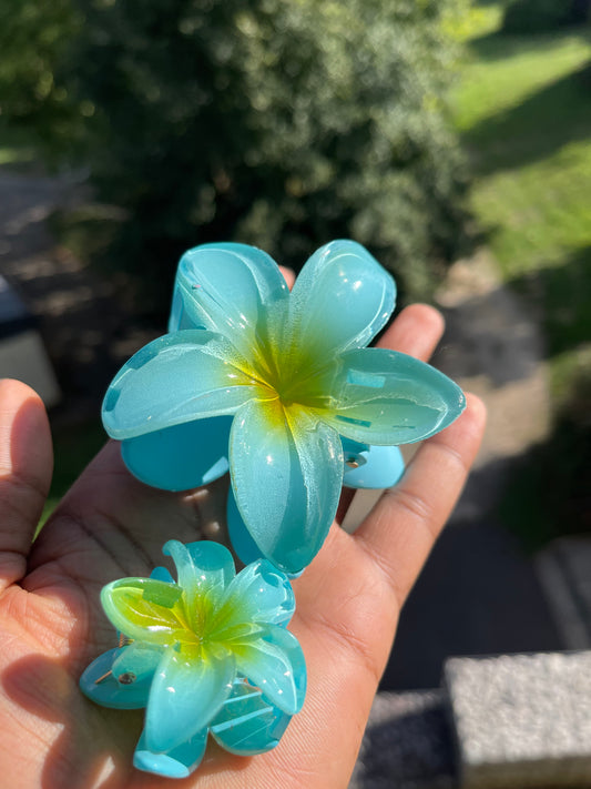 🌺Pince à cheveux fleur tropicale ( 2 tailles )