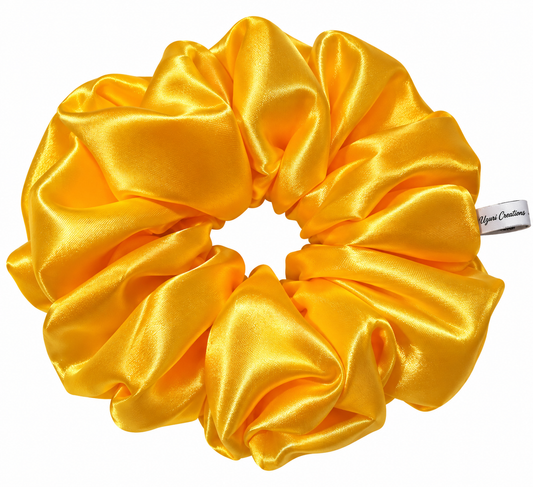 Chouchou en satin - chouchou pour cheveux “ SUN ” taille XL