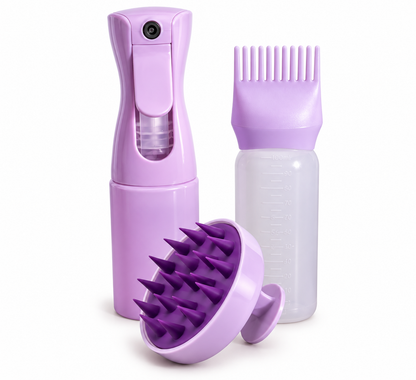 Kit hydratation & soin du cuir chevelu “violet”