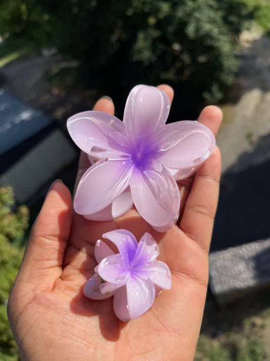 🌺Pince à cheveux fleur tropicale ( 2 tailles )
