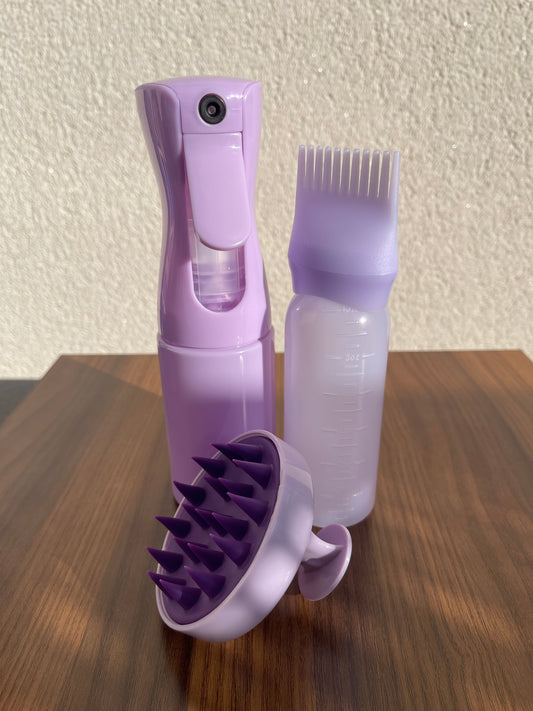 Kit hydratation & soin du cuir chevelu “violet”