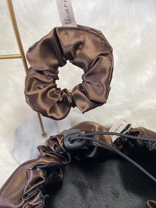 Bonnet de nuit enfant et chouchou UZURI CRÉATIONS